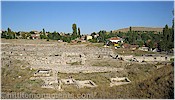 The royal tombs in the foreground prior to restorations - T. Bilgin, 2006