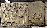 King is pouring libation