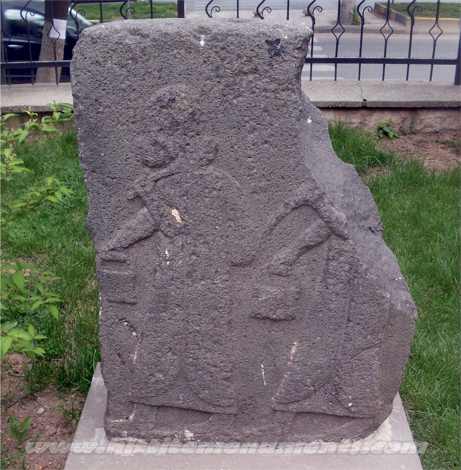 Photo of the Merdanlı stele taken by B. Bilgin in 2009