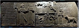 Yariri and the royal family (see detail below) - Excavation archive photo