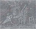 BOĞAZKÖY 4, scribal graffiti on a sphinx at Sphix Gate - M. Alparslan, 2013