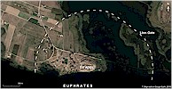 ehir plan - T. Bilgin, after Google Earth, 2019