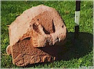Inscribed statue fragment - R. Duru, 2012